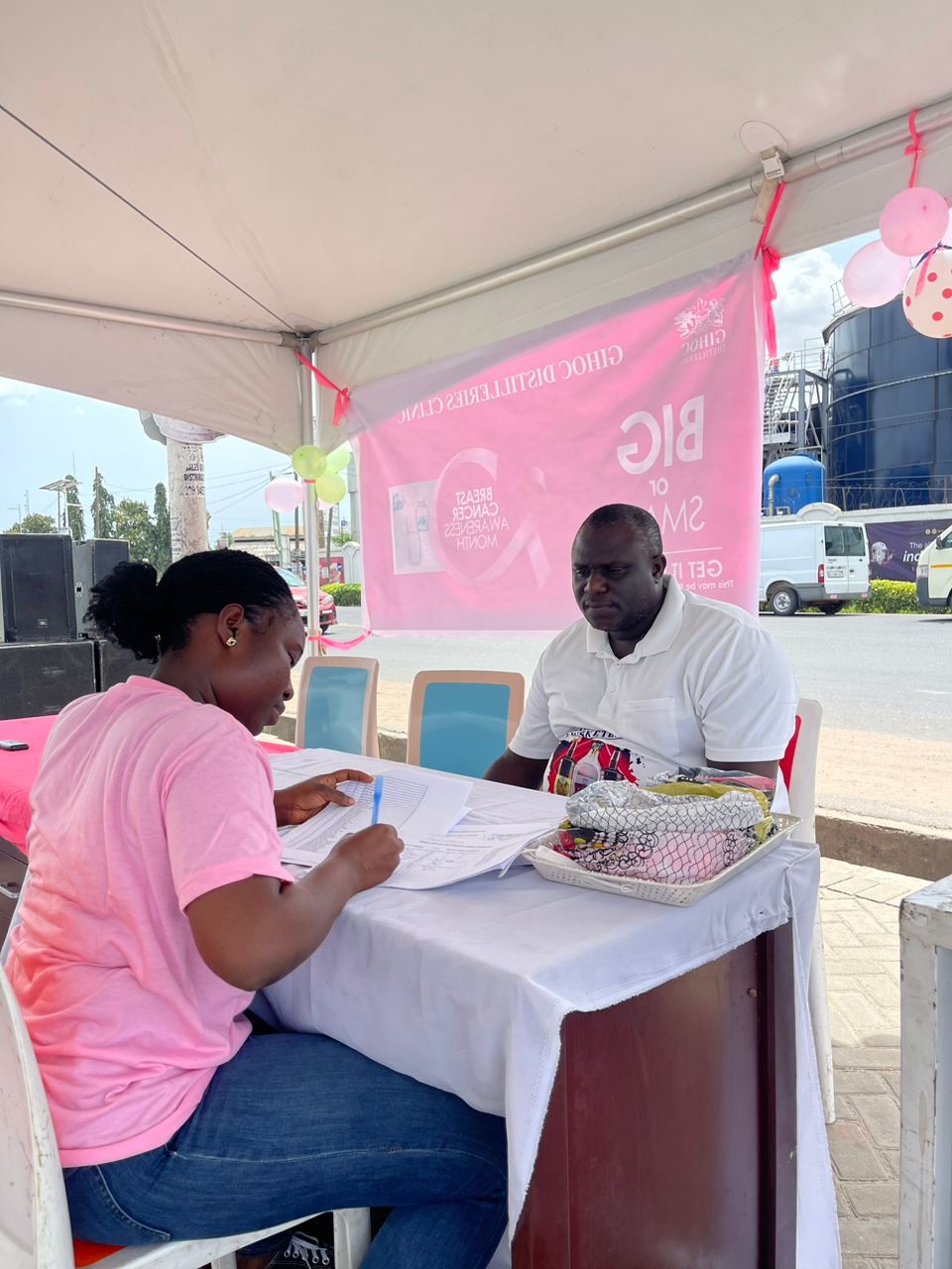 Breast cancer education session